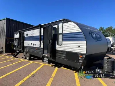 Forest River Cherokee travel trailer 294GEBG highlights: Premium Bedding Ensemble Rear Bunks Loft Ou...