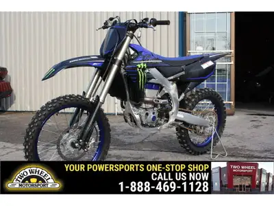 Very clean, and with very little use(6hrs), this is a rare opportunity on a late-model motocrosser....