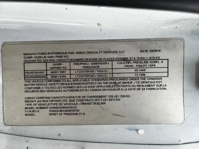2019 Chevrolet Express 4500 22 Passenger Wheelchair Accessible S in Heavy Trucks in Delta/Surrey/Langley - Image 58