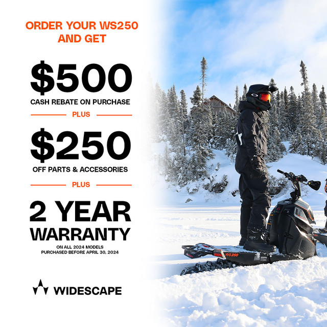 2024 WIDESCAPE WS250 in Snowmobiles in Edmonton - Image 2
