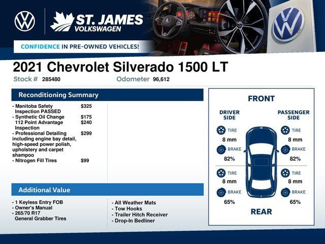2021 Chevrolet Silverado 1500 LT | LOCAL MB VEHICLE | 6.5 BOX in Cars & Trucks in Winnipeg - Image 3