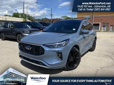 **WE WILL BEAT ANY DEALER IN THE CITY** Recent Arrival! Vapor Blue Metallic 2023 Ford Escape ST-Line...