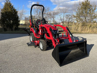 2023 Mahindra eMax 20S HST 4WD Tractor with Loader, Mower & Back