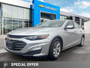 2022 Chevrolet Malibu LT | 1.5L | Sedan | Keyless Entry | Heated Seats | Apple Car Play | Silver Ice Exterior
