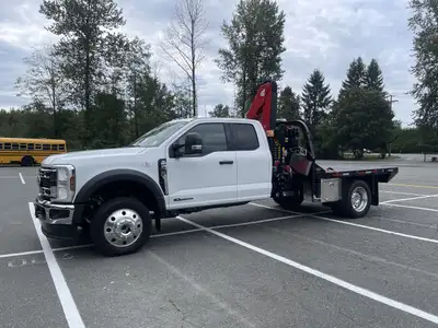 2025 Ford F550 Super Cab Picker Deck Truck Package Fully Powder Coated Semi-gloss Black. Ferrari 553...