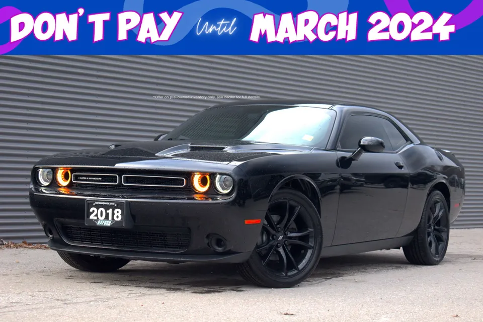 2018 Dodge Challenger SXT Clean Carfax, Well Equipped