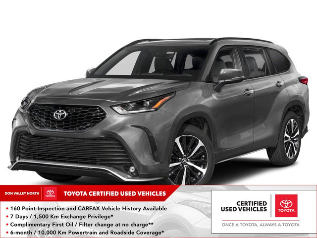2022 Toyota Highlander XSE INCOMING | XSE GRADE | CERTIFIED |... in Cars & Trucks in City of Toronto