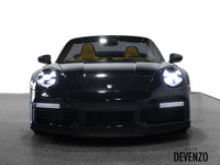 UNIQUE 2022 Porsche 911 Turbo S Cabriolet, Complete Custom Yellow Interior with Diamond Stitching th... (image 8)