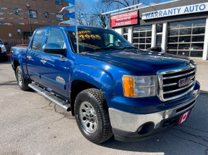 2013 GMC Sierra 1500 SL Nevada 4X4 CREW CAB BT REV CAM 6 SEATS LOW KMS.