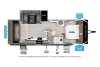 The 2023 Grand Design Imagine 2500RL is a rear-living travel trailer that blends residential comfort... (image 4)