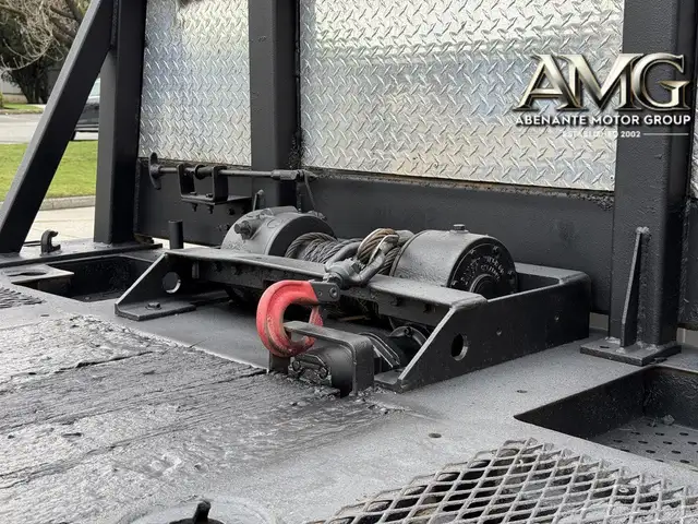 2000 International 4900 25 Foot Roll-Off Flatdeck Spicer 10 Spee in Heavy Trucks in Delta/Surrey/Langley - Image 26