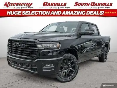 CREW CAB 4X4, FRONT HEATED CLOTH/VINYL BUCKET SEATS, 22X9'' BLACK-PAINTED ALUMINUM RIMS, GPS NAVIGAT...