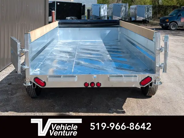 2025 WEBERLANE 6X12 ESTATE SERIES DUMP 10000 GVWR GALVANIZED in Cargo & Utility Trailers in Oakville / Halton Region - Image 7