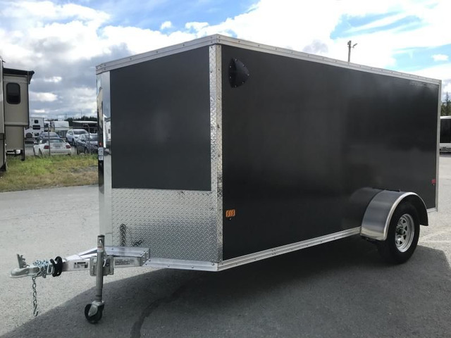 2023 Alcom Stealth C5X12-IF *Fermee/Alum* in Cargo & Utility Trailers in Thetford Mines - Image 3