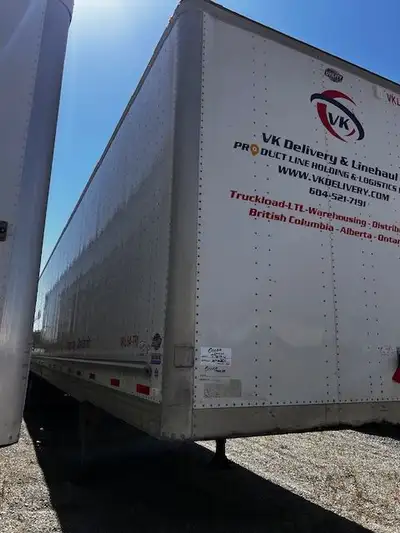 2019 UTILITY 53' TRIDEM DRY VAN AIR RIDE Length: 53' Width: 102" Height: 13'6" King Pin: 36" Suspens...
