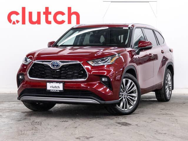 2022 Toyota Highlander Hybrid Platinum AWD w/ Apple CarPlay & An in Cars & Trucks in City of Toronto