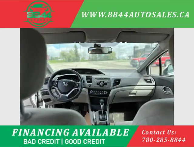 2012 Honda Civic LX 1.8L 4-CYL, AUTO, BLUETOOTH, A/C, POWER WIND in Cars & Trucks in Calgary - Image 12