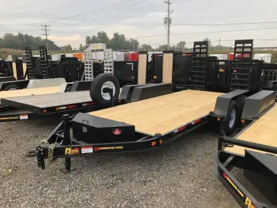 Skip the wait times - Units in stock and ready for delivery! Miska in.Bobcatin. 7 Ton Lowbed Equipme...