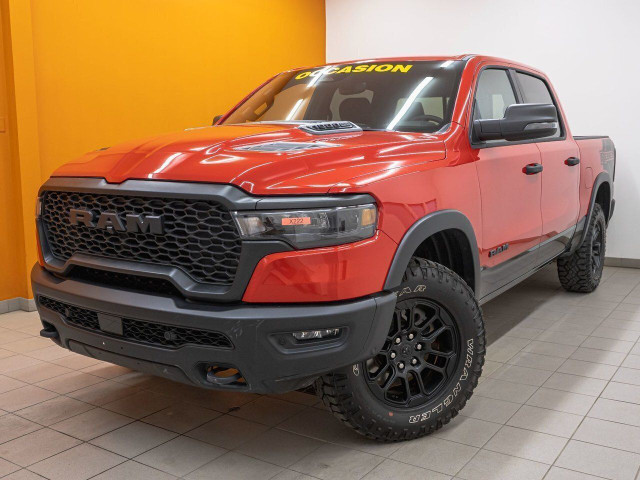 Ram 1500 REBEL CREW 4X4 *NAV 12 PO* SIÈGES / VOLANT CHAUFF 2025 in Cars & Trucks in Laurentides