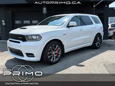 2019 Dodge Durango SRT 392 V8 6.4L AWD 6 Passagers Cuir Rouge Toit Ouvrant Nav Carplay Caméra de Rec...