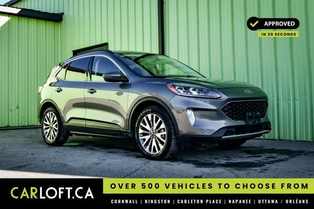 2021 Ford Escape Titanium Hybrid AWD • NAVIGATION • PREM. AUDIO in Cars & Trucks in Kingston
