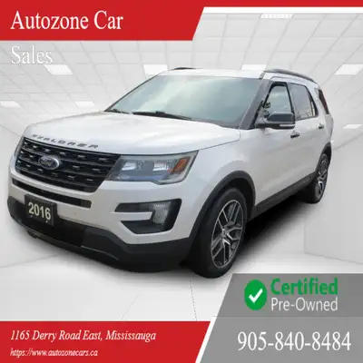 This ONE OWNER NO ACCIDENTS/2016 Ford Explorer Sport is a stylish and reliable SUV with plenty of ro...