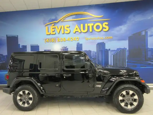 JEEP WRANGLER 2023 UNLIMITED SAHARA 4X4 GPS CUIR CAMERA 38900 KM in Cars & Trucks in Lévis - Image 2