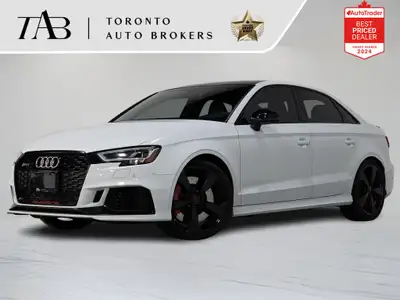 This beautiful 2019 Audi RS3 is a local Ontario vehicle with a clean Carfax report. A compact powerh...