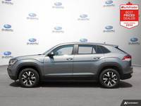 New Price! Odometer is 40747 kilometers below market average! Pure Gray 2023 Volkswagen Atlas Cross... (image 1)