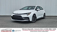 2020 Toyota corolla SE CVT 2.0L FWD Financement Bancaire 1e 2e 3e chance Disponible —- FINANCEMENT M... (image 1)