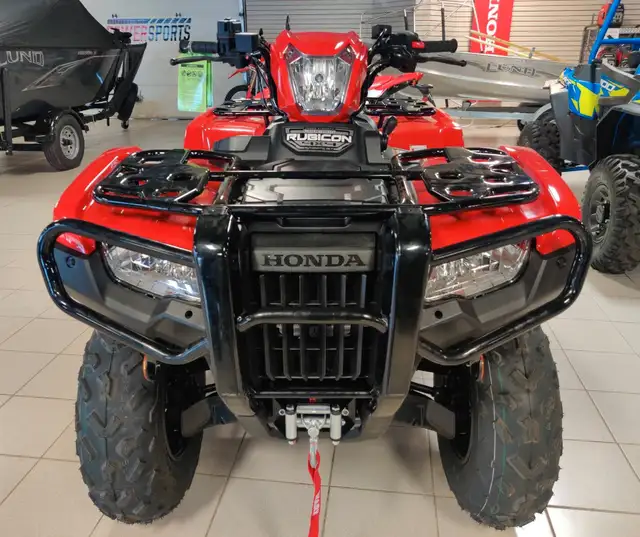 2025 Honda RUBICON 520 DCT IRS EPS WINCH INCLUDED! in ATVs in Grande Prairie - Image 3