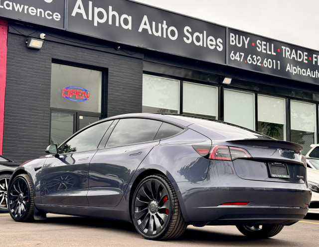 2022 Tesla Model 3 Performance AWD|DUAL MOTOR|20" Überturbine Wh in Cars & Trucks in City of Toronto - Image 3