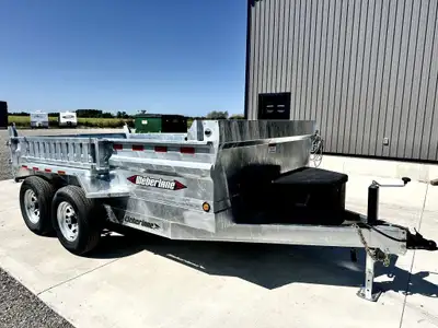 Rear Stabilizers for Drive On Stability, 5200lb Axles 6x12x18+6 Gussets Low Profile Dump Trailer Rea...