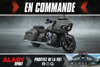 Cette MOTOCYCLETTE INDIAN CHALLENGER 2025 est disponible DÈS MAINTENANT! Contactez-nous au 450-420-2...