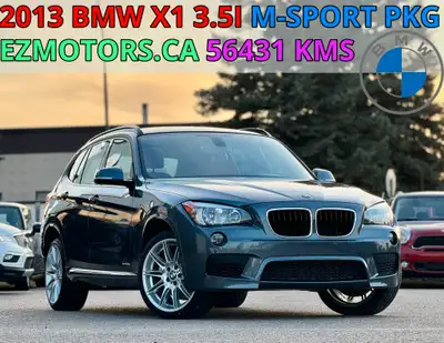 2013 BMW X1 35i XDRIVE/MSPORT PKG/ONLY 56431 KMS! CERTIFIED!