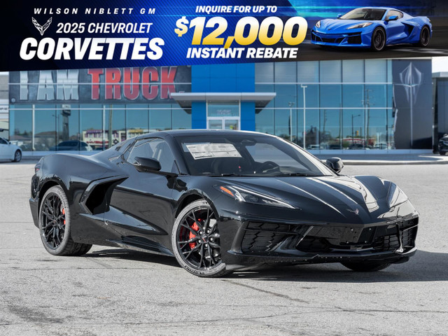 2025 Chevrolet Corvette 1LT- Performance Exhaust | Black Wheels in Cars & Trucks in Markham / York Region