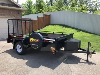 6'x10' Premium Steel Utility Trailer by Miska - Made in Canada Ready to Roll, starting at just $3,29...