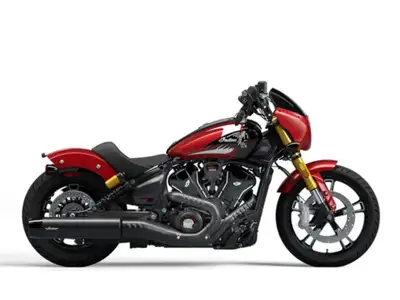 2025 Indian Motorcycle 101 Scout Sunset Red Metallic with Graphics Features may include: ALL NEW 111...