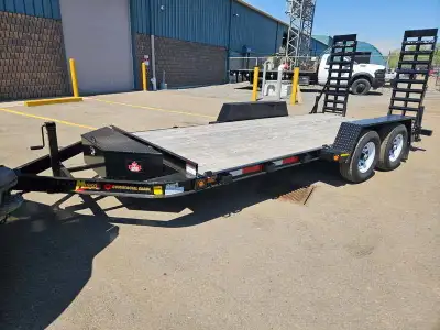2024 Miska 5 Ton Lowbed Equipment Trailer with Contractor Package and 80in. x 16' deck Features incl...