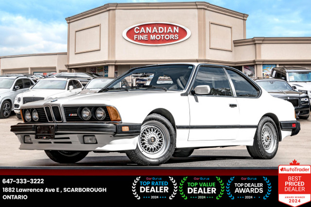 1987 BMW 6 Series M6 | ONE OWNER | MANUAL | SUNROOF | LEATHER IN in Cars & Trucks in City of Toronto