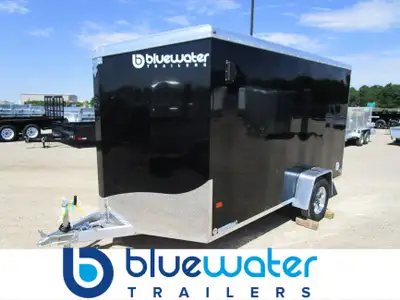 NEO Aluminum Enclosed 5,6,7 Wide Trailers 5' x 8' starting at $6,250.00 ! Neo Aluminum V-nose Flat-t...