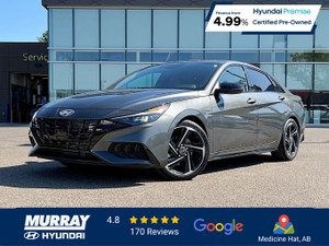 2022 Hyundai Elantra N Line DCT Apple CarPlay Sunroof