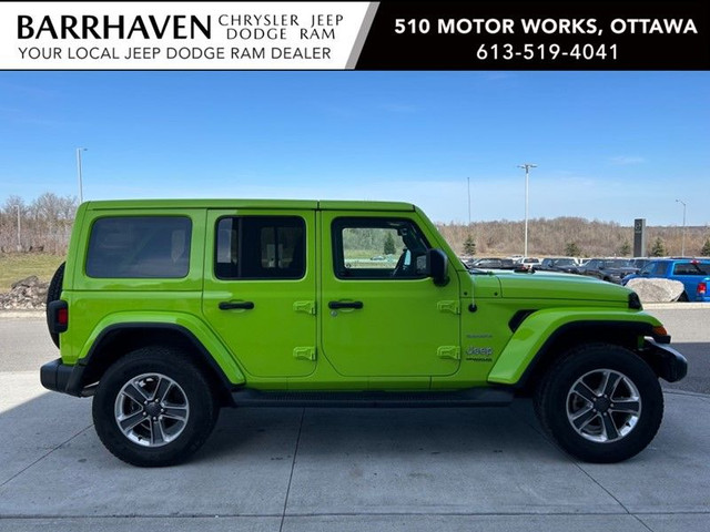 2021 Jeep Wrangler Unlimited Sahara 4x4 | Navi | Leather | Cold  in Cars & Trucks in Ottawa - Image 4