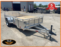 2024 - 6 x 12 All Aluminum Utility Trailer, Bi-Fold Gate 5 Year!