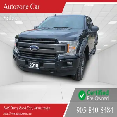 Check out this sleek 2018 Ford F-150 with a powerful 5.0L V8 engine and a 4X4 drive! With a stylish...