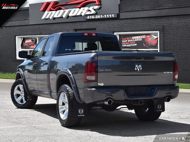 2016 Ram 1500 4X4 Quad Cab 140.5" Sport | LIFTED | NO ACCIDENTS in Cars & Trucks in City of Toronto - Image 4