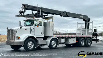Heavy truck - # STOCK: C-33840 2013 PETERBILT 365 CAMION À FLECHE CAMION GRUE À GYPSE 2013 PETERBILT...