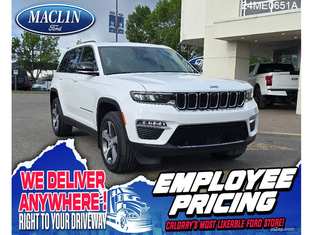 2023 Jeep Grand Cherokee 4xe 4XE 2.0L TURBO PHEV | HTD/CLD LEATH in Cars & Trucks in Calgary
