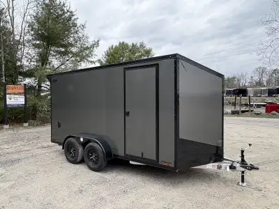 2025 Lightning Trailers 7 x 14' with 6'5" interior height. All Aluminum Frame (A-Frame Tube UTV PKG...