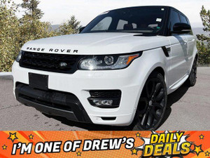 2017 Land Rover Range Rover Sport 5.0L V8 SUPER CHARGED (510hp) | RED LEATHER
